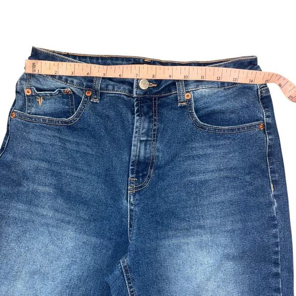 Frye Straight Leg Crop Blue Jeans Women’s 27 Classic Casual Western Preppy Fall - Picture 12 of 14